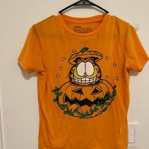 GARFIELD HALLOWEEN CROP TEE